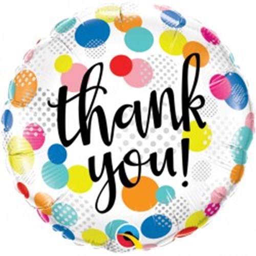 Thank You Helium Balloon - Fast Shipping